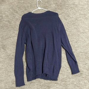 blue gray brandy sweater
